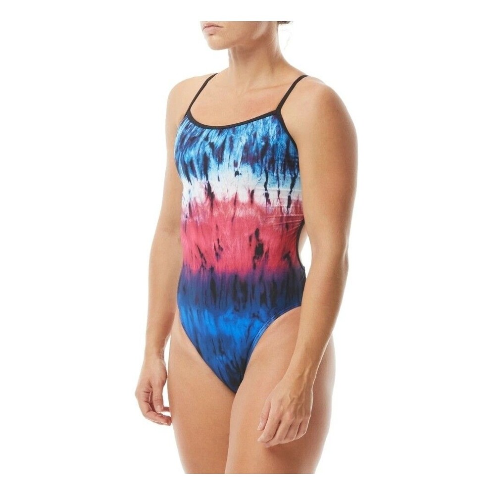TYR Women's Durafast Elite Diffusion Cutoutfit One Piece Swimsuit Sz 30 New